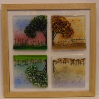 Fused glass 4 seasons Fused glass 4 seasons