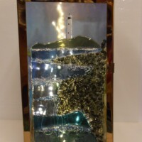 Fused glass Cornish lantern