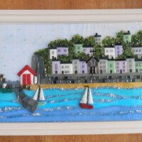 Fused glass picture