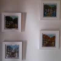 Fused glass artwork