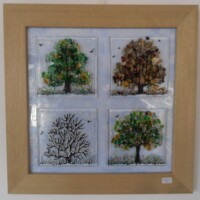 Fused glass 4 seasons Fused glass 4 seasons