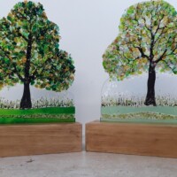 Large freestanding trees Large freestanding trees