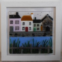 fused glass landscape fused glass landscape