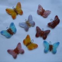 Fused glass butterflies Fused glass butterflies