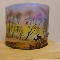 Freestanding autumn lamp panel Freestanding autumn lamp panel