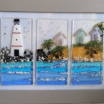 Fused glass seaside Fused glass seaside